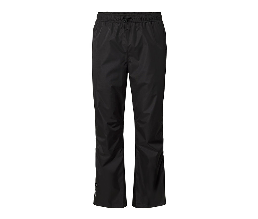 Pantalon de pluie high-tech noir.