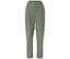 Pantalon long vert olive avec jambes amovibles, isolé sur fond blanc.