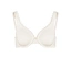 Soutien-gorge couleur ivoire avec dentelle le long des bonnets et des bretelles.