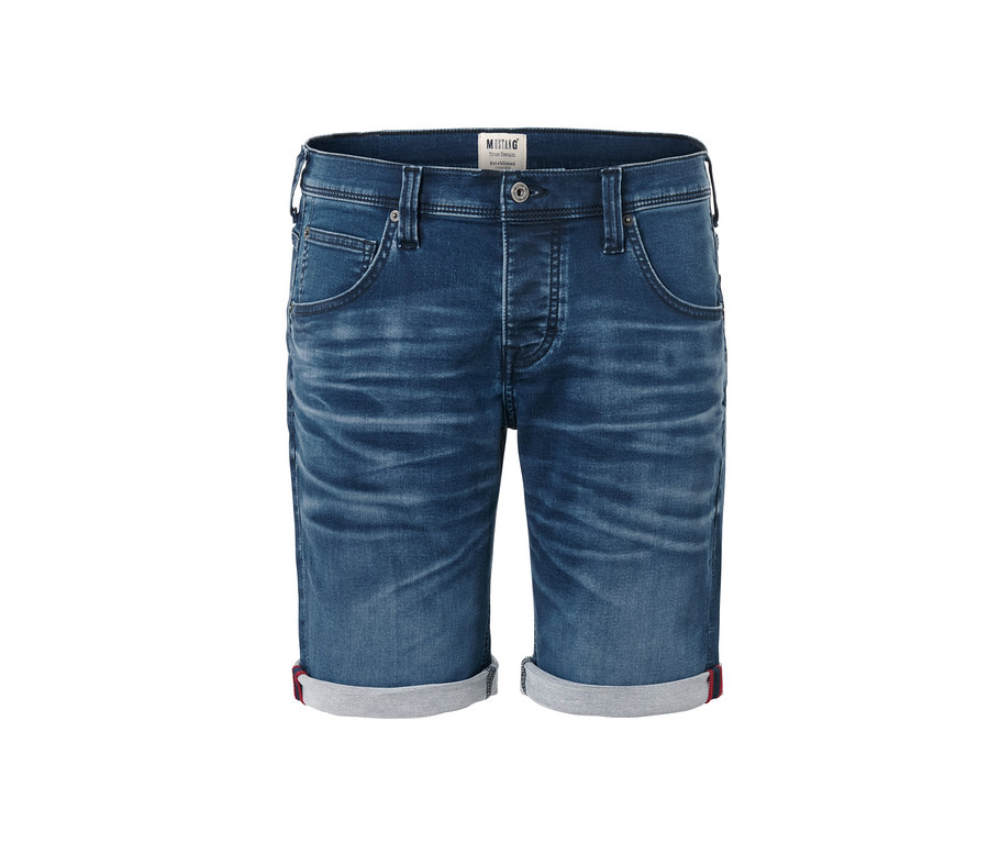 Short en jean « Mustang », bleu.