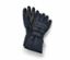 Deux gants d'hiver bleu foncé.