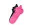 Deux paires de chaussettes de course professionnelles, noires et fuchsia.