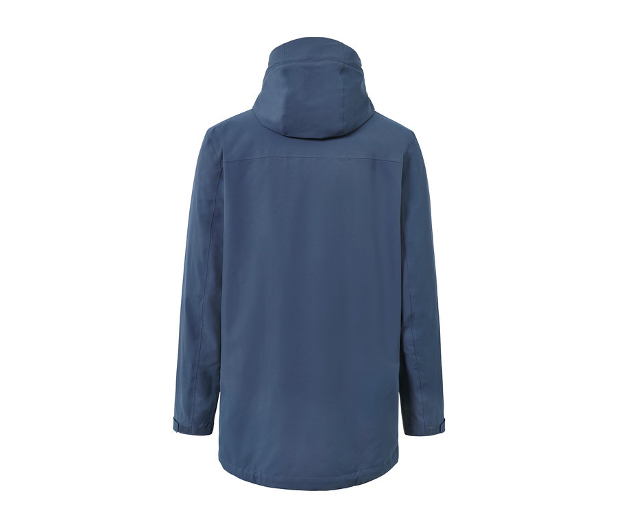 Vue arrière d’une veste d’extérieur.