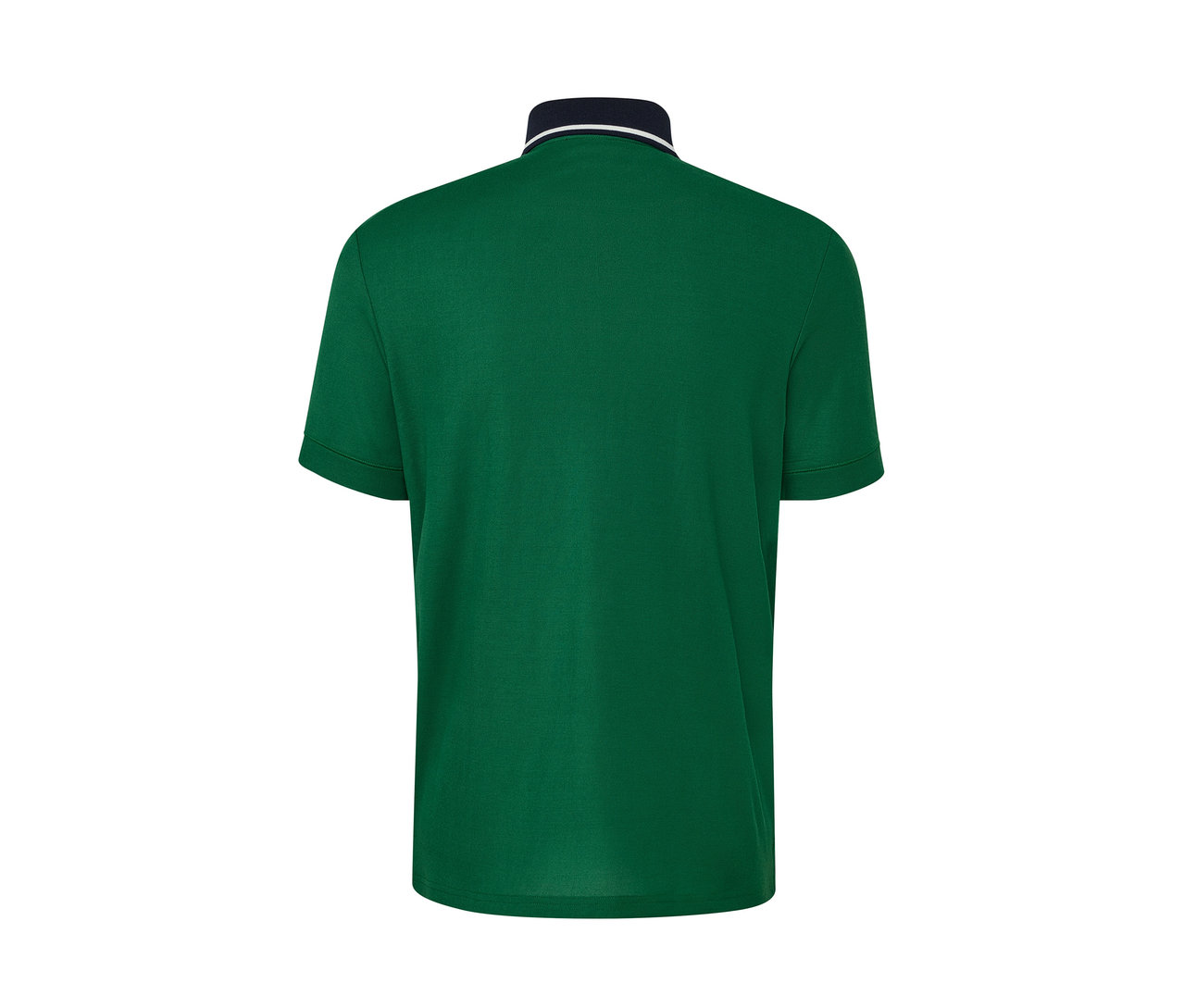 Polo fonctionnel vert vu de dos.