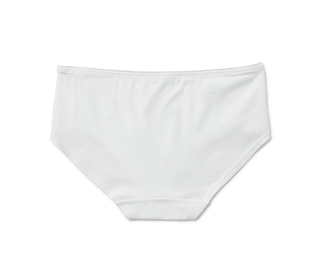 5 culottes blanches.