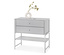 Commode « GRADE » avec 2 tiroirs, gris