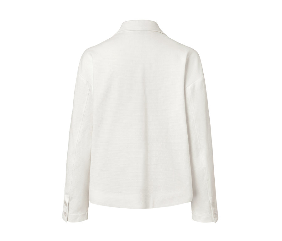 Veste légère blanche vue de dos.