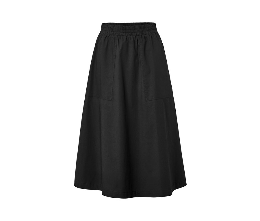 Jupe en popeline noire.