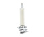 Bougies blanches<br>Clips argentés