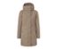 Manteau thermique beige.