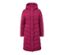 Manteau matelassé à capuche, rouge framboise - Rouge framboise