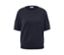 Pull en maille fine bleu marine.