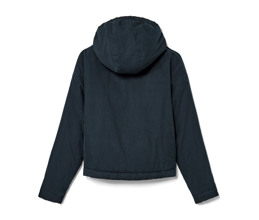 Veste de mi-saison pour enfants bleu marine vue de dos.