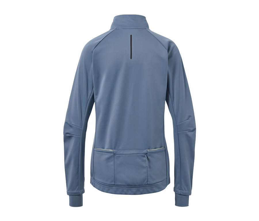 Vue arrière d'une veste technique de cyclisme.