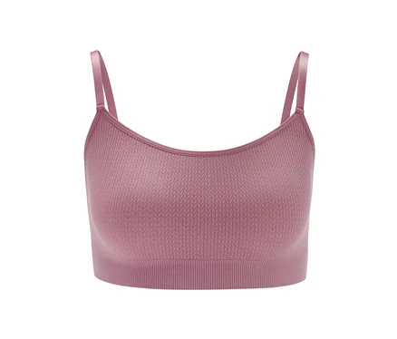 Détail d'un soutien-gorge sans coutures avec structure.