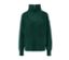 Pull camionneur en grosse maille vert.