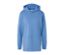 Sweatshirt long à capuche, bleu clair - Bleu clair