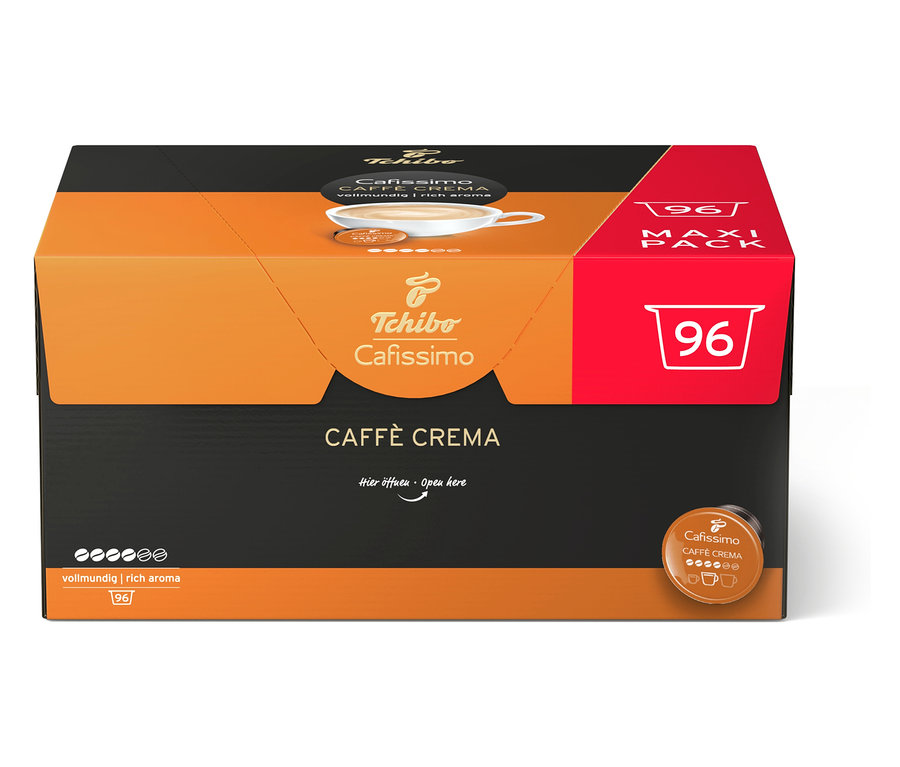Cafissimo Caffè Crema vollmundig (intense) – 96 capsules