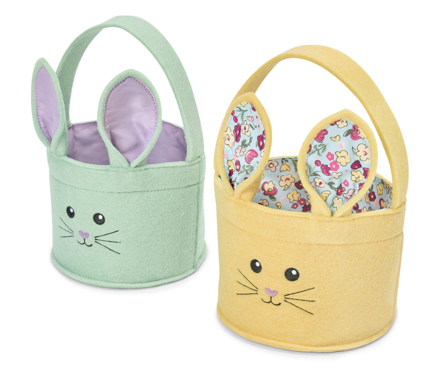 2 corbeilles à œufs de Pâques