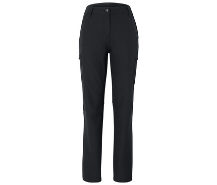 Pantalon cargo en softshell, noir