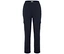 Pantalon cargo bleu marine avec taille élastique et poches latérales.