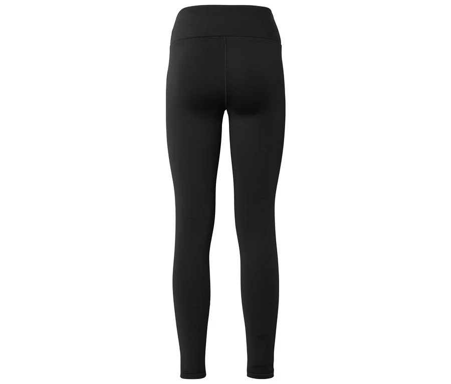 Legging noir taille haute, vue de dos.
