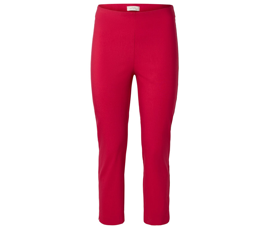 Pantalon rouge droit.