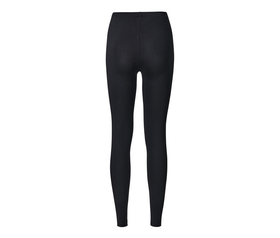 Legging noir vu de dos.