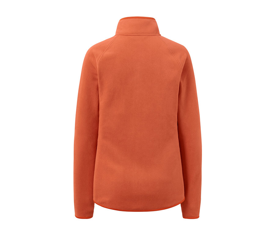 Vue arrière d'une veste en polaire.