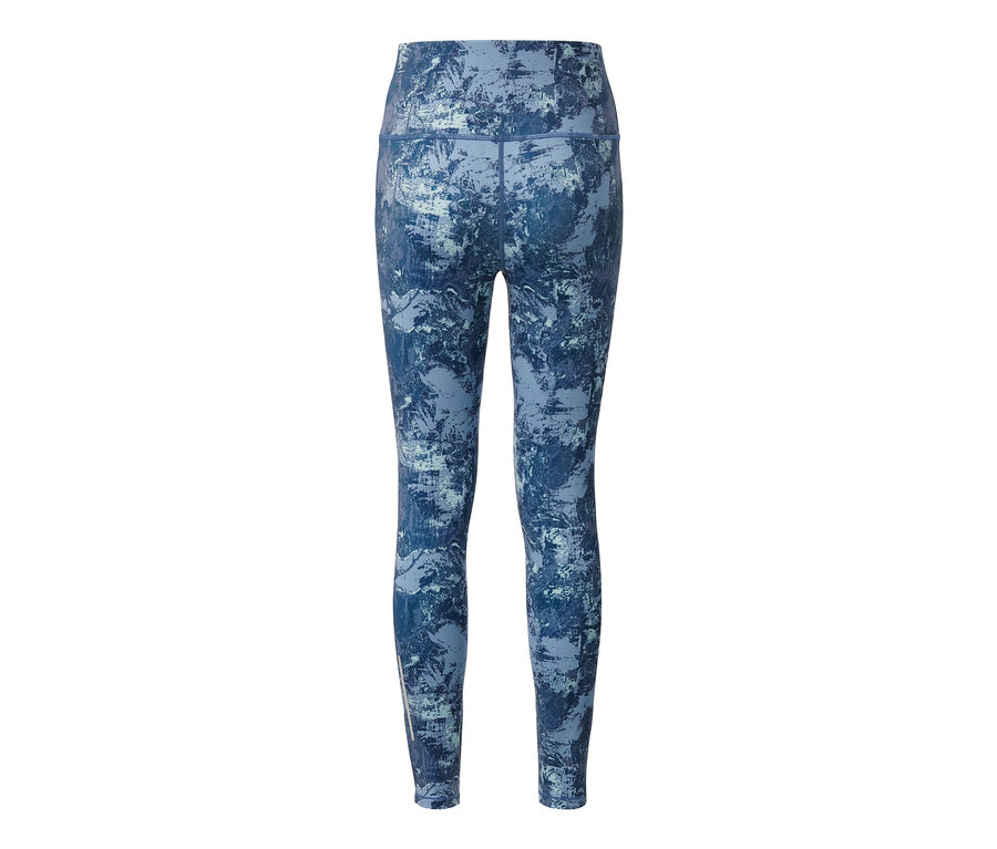 Legging de sport, bleu foncé/menthe.
