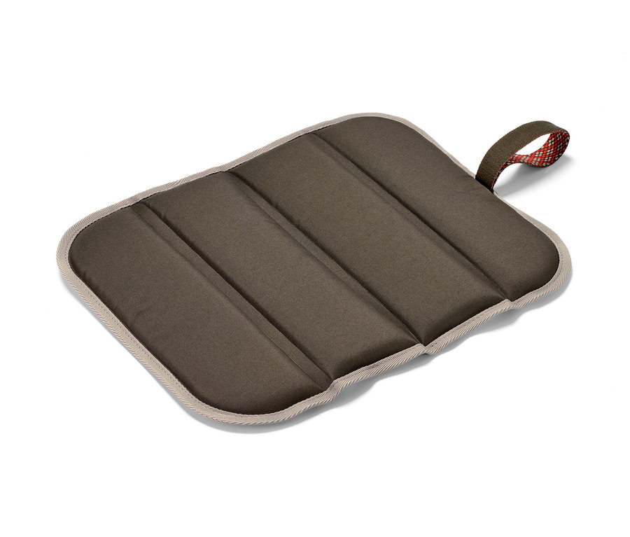 Coussin d’assise thermique pliable.