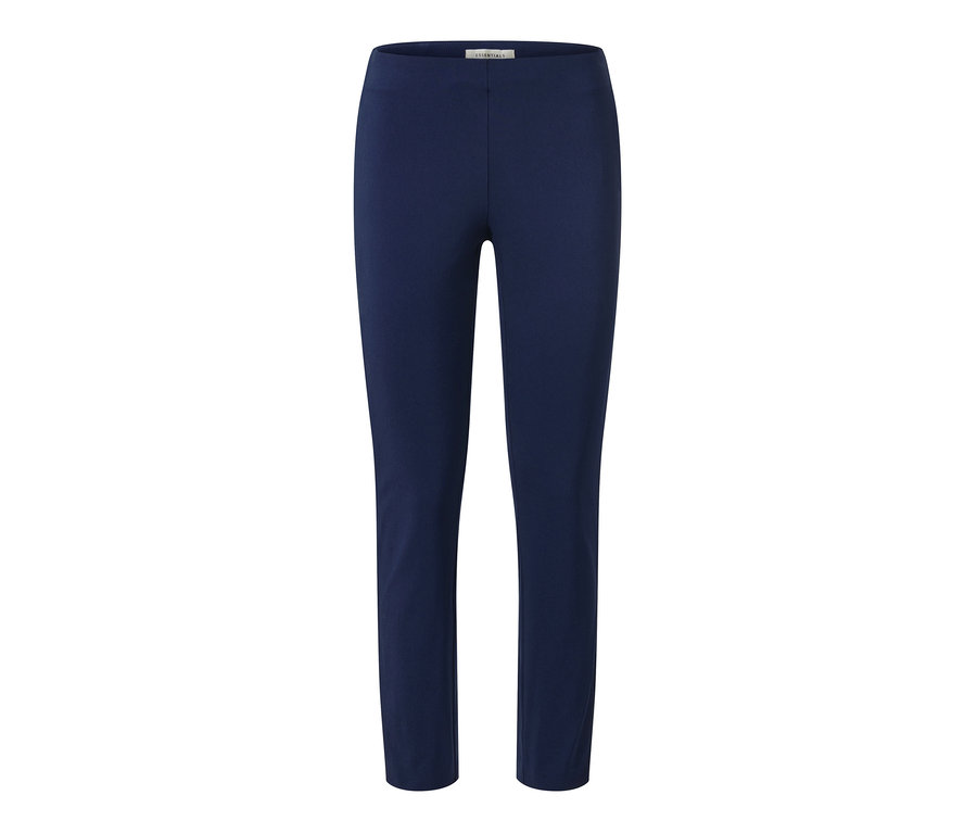 Pantalon stretch bleu.