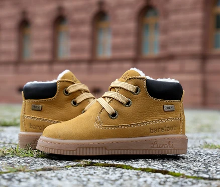 Chaussures pour enfants marron LURCHI »Fleximo Barefoot-TEX«.