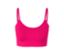 Brassière sans coutures avec dentelle, fuchsia - Fuchsia avec imprimé étoiles sur l'ensemble