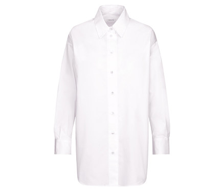 Blouse-chemise grande taille Seidensticker, blanche