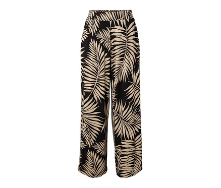 Un pantalon palazzo imprimé.