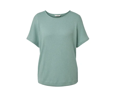 T-shirt structuré, sauge.