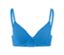 Soutien-gorge à armatures bleu.