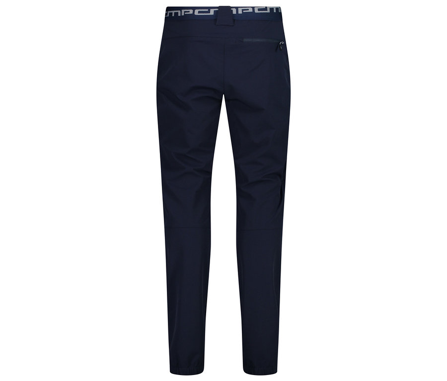 Pantalon bleu marine vu de dos.