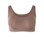 Un soutien-gorge unique sans bretelles de couleur marron clair.
