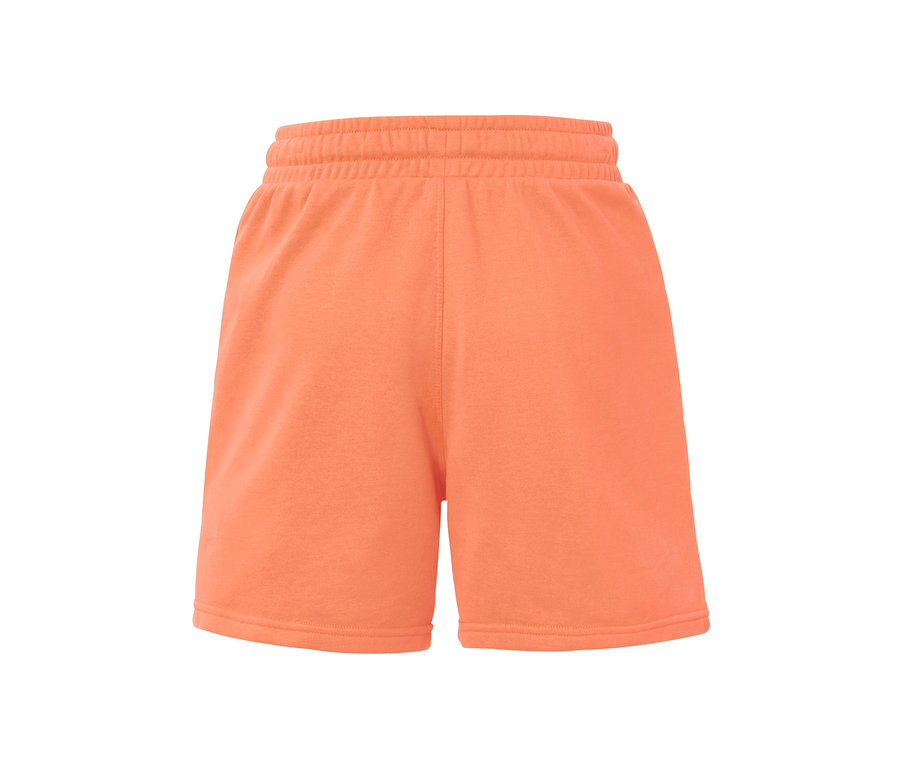 Short de sport molletonné orange.