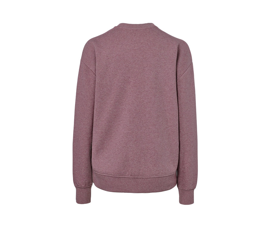 Vue détaillée de l'arrière d'un sweat-shirt.
