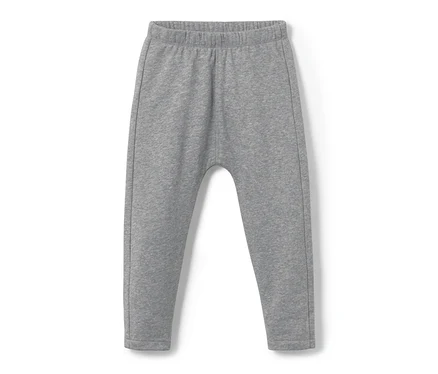 Pantalon en sweat gris pour bébé, dinosaure.