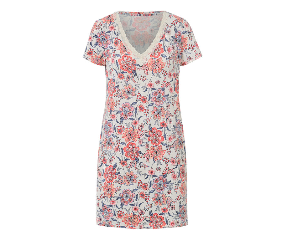 Chemise de nuit avec imprimé intégral.