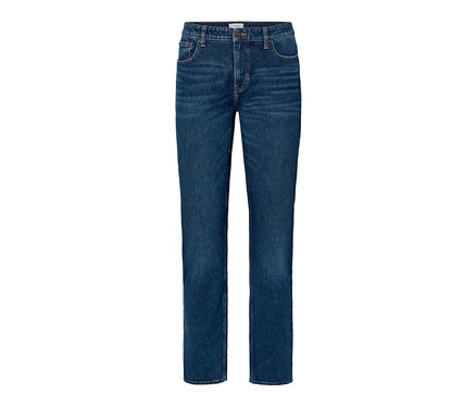 Jean bleu.