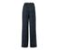 Pantalon palazzo imprimé bleu foncé et blanc crème.