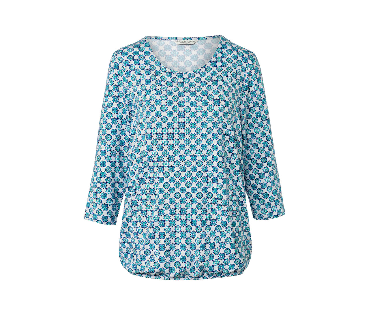 Blouse avec imprimé intégral.