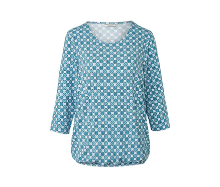 Blouse avec imprimé intégral.