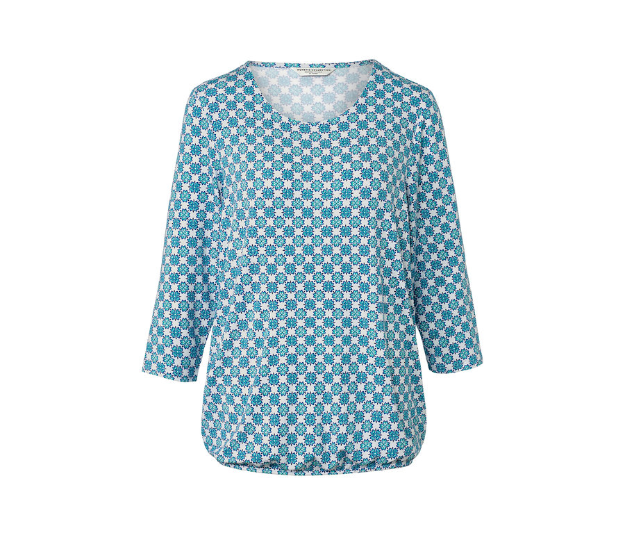 Blouse avec imprimé intégral.