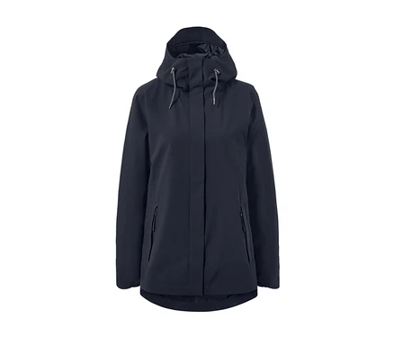 Veste technique outdoor bleu marine.